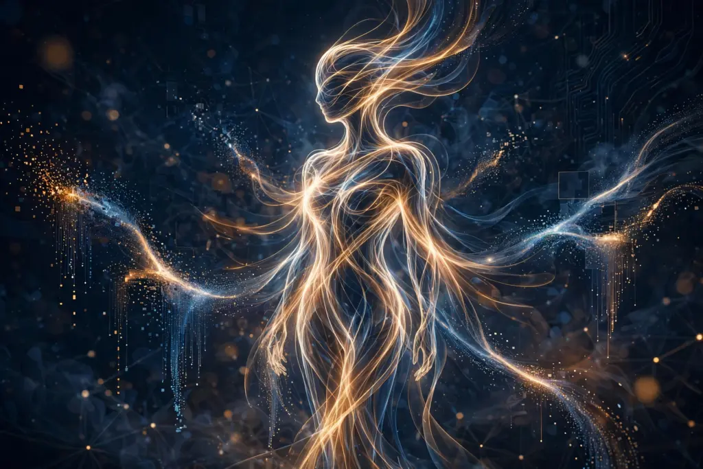 Abstract illustration of Meta Muse, a personal AI agent