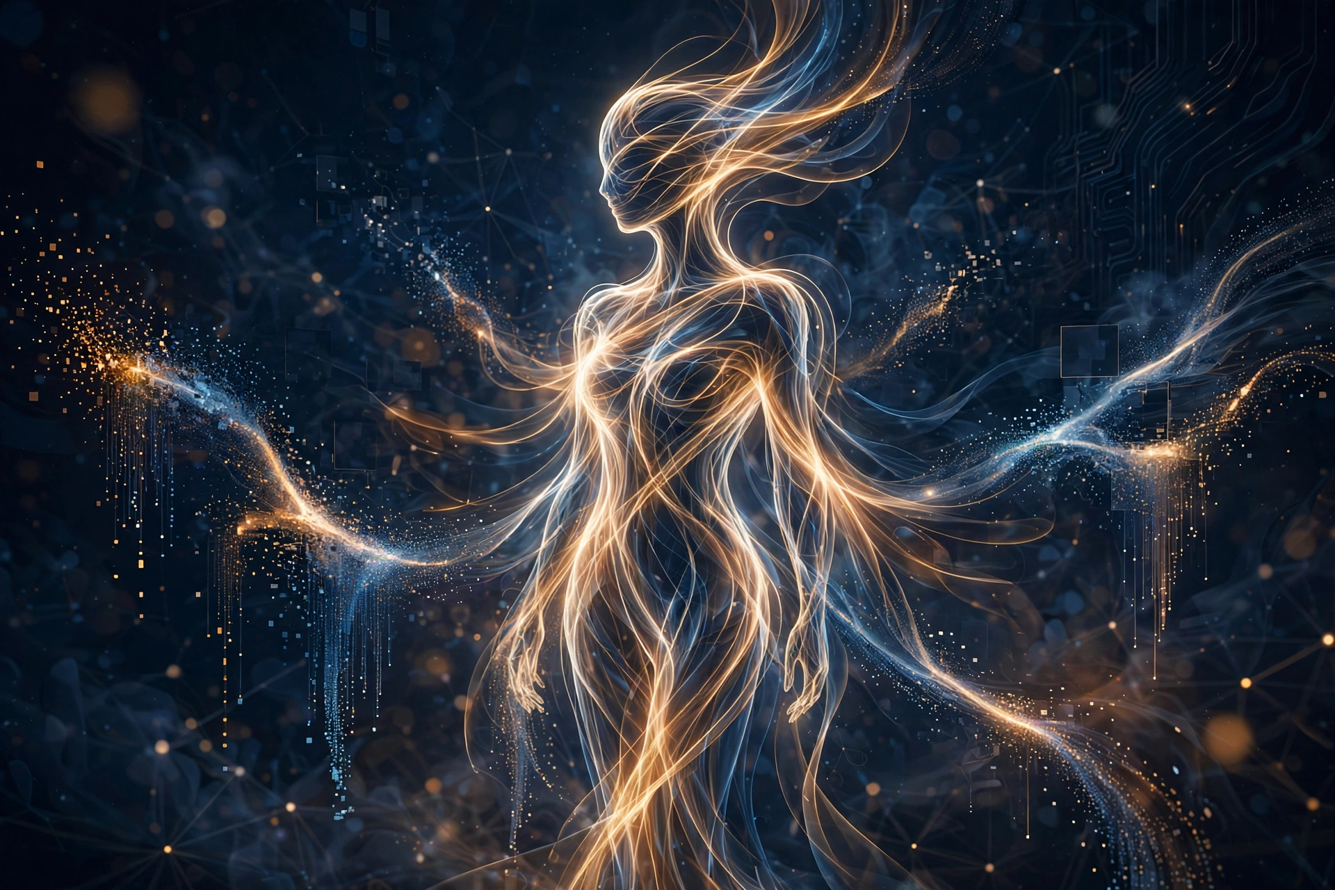 Abstract illustration of Meta Muse, a personal AI agent